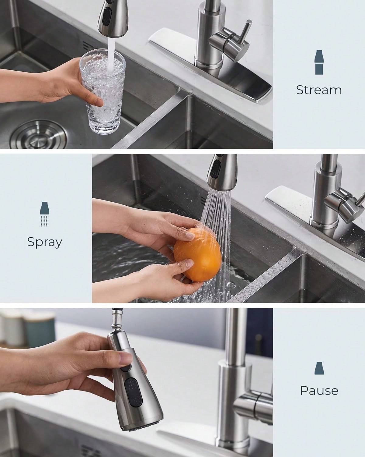 Kitchen Faucet With Pull-Down  - đánh giá và giá Commercial Kitchen And Bar